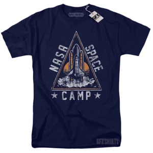 NASA Space Camp Shirt Astronaut Space X Galaxy Gift Graphic T-shirt - Picture 1 of 1
