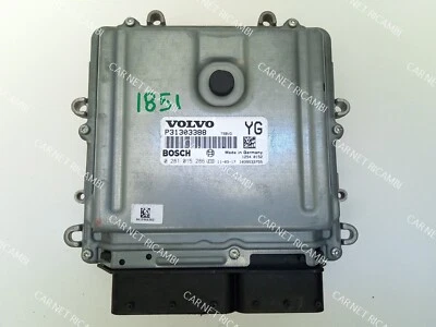 P31303388 CENTRALINA MOTORE ECU VOLVO V60 II D5 151KW 0281015286 BOSCH EDC17CP22 - Immagine 1 di 4