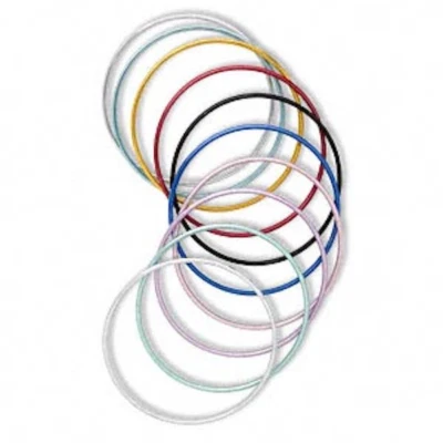 10 Pulseras Brazalete Aluminio Multicolor Ligeras Foto 1 de 4