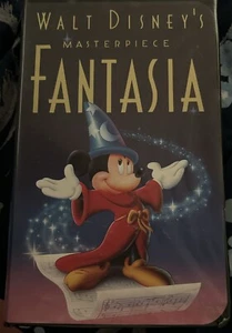 Walt Disney’s Masterpiece Fantasia (VHS, 1991) Black Diamond 1132 W/papers Insid - Picture 1 of 9