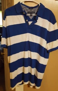 Tommy Hilfier Royal White Polo XL Custom Fit - Bild 1 von 2