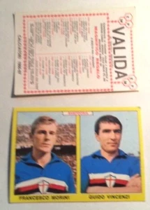 FIGURINA CALCIATORI PANINI 1966 / 67-SAMPDORIA - MORINI- VINCENZO - NUOVA-VALIDA - Picture 1 of 1