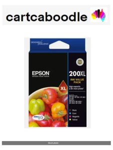 Genuine Original Epson 200XL High Yield Ink Cartridge or 4 Colour Value Pack - Picture 1 of 2