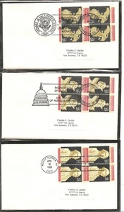 US SC# 2412-2413-2414 Senate,Executive,House Of Representatives FDC . No cachet - Picture 1 of 1