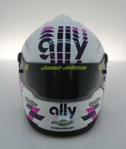 NASCAR 2020 JIMMIE JOHNSON #48 WHITE ALLY FINANCIAL MINI HELMET Cover