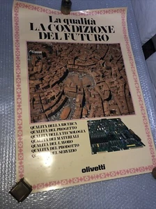 OLIVETTI VECCHIO MANIFESTO LA QUALITÀ LA CONDIZIONE DEL FUTURO - Foto 1 di 6