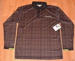 New w/ Tag Arctic Cat Wildcat Trail Polo SHIRT Size Large Long Sleeve 5258-552 - Picture 1 of 10