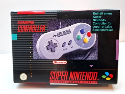 Controller Super Nintendo - SNES - ( Con OVP - PAL ) 12169030 - Molto Buono - Immagine 1 di 4