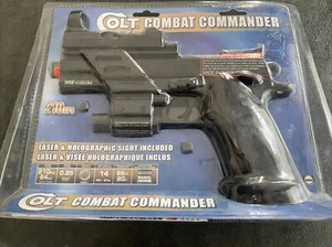 Colt Combat Commander Clear Airsoft Pistol Laser & Holographic Sight - Picture 1 of 3