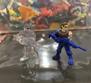 Marvel 500 Series 4 WINTER SOLDAT Clear translucent + Blue Micro Figur - Bild 1 von 4