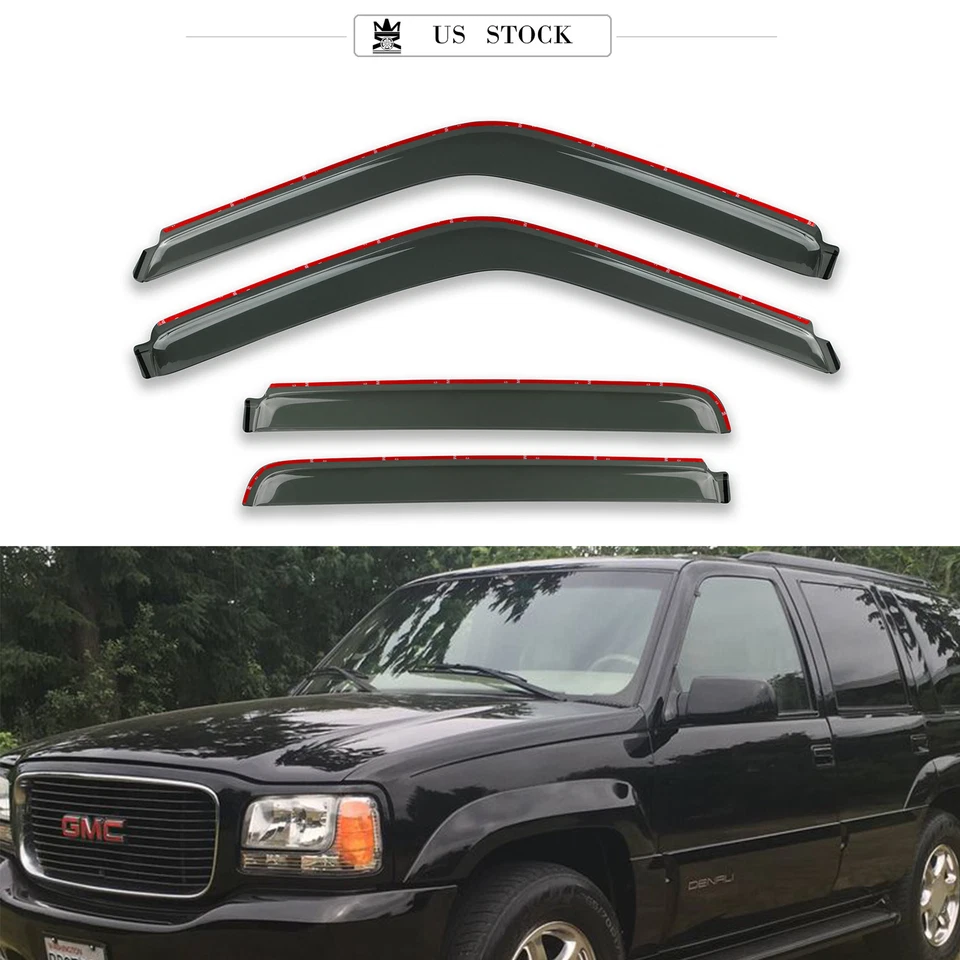 Viseras de ventana en canal doble cabina para C10 C/K Silverado/Sierra 1992-2000 Foto 1 de 4