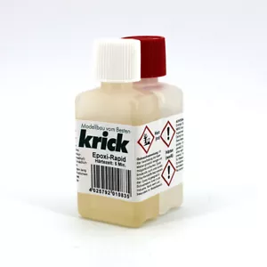 Epoxi Rapid 100g Flaschen 5 Minuten Epoxy Kleber Krick RC Flugzeug Modellbau - Picture 1 of 1