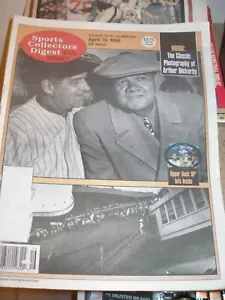 April 1996 Sports Collector's Digest - Babe Ruth New York Yankees HOF Slugger - Picture 1 of 1