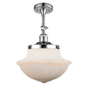Innovations FR Oxford 1 Light Semi-Flush, CH/FR - 201F-PC-G541 - Picture 1 of 1