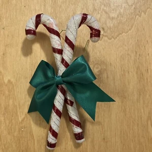 Bastone di caramelle fatto a mano decorazione natalizia 6 pollici - Foto 1 di 4