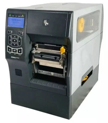 Zebra ZT410 Thermal Transfer Label Printer Peeler Rewinder Bluetooth LAN USB - Image 1 of 4