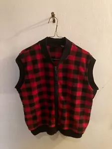 Limited America Damen Weste zweifarbig kariert geometrisch, Größe XL, Made in Taiwan - Bild 1 von 7