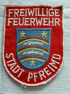 Feuerwehr Ärmelabzeichen Stadt Pfreimd - Bild 1 von 1