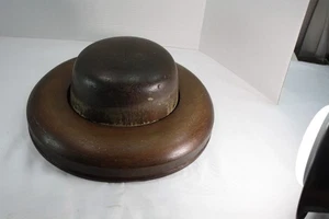 Antique Wooden Hat Form Mold Block Millinery 7 # 952 & 563 - Picture 1 of 16