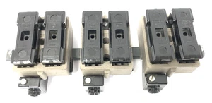 6 x MEM HRC 20Amp Fuse Carrier & Fuse Base Busbar 500v Fuse Bank Holder - Picture 1 of 12