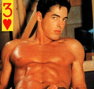 Erotik Vintage gestiftet Akt männlich Model Sammelkarte Gay Interesse - Bild 1 von 2