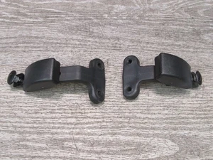 04-08 MAZDA RX8 SET OF 2 REAR LEFT & RIGHT DOOR WING GLASS LATCH HINGE OEM - Picture 1 of 18