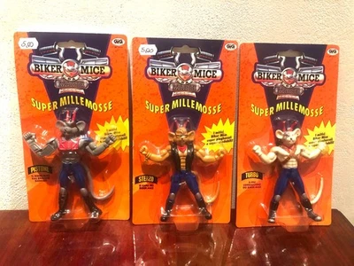 BIKER MICE FROM MARS - SUPER MILLEMOSSE TURBO STERZO PISTONE - GALOOB - NUOVI - Imagen 1 de 4