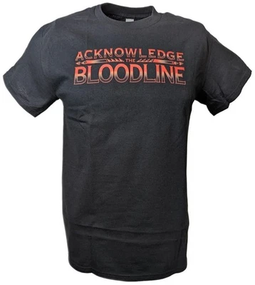 Acknowledge the Bloodline Roman Reigns Jimmy Jey Uso Black T-shirt - Image 1 of 3