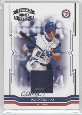 2005 Donruss Throwback Threads Jerseys /150 David Dellucci #170 - Image 1 of 2