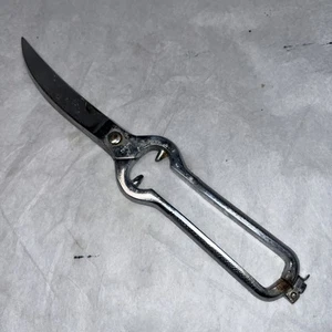 Chrome Steel Italy Poultry Meat shears scissors 9 3/4" - Picture 1 of 5