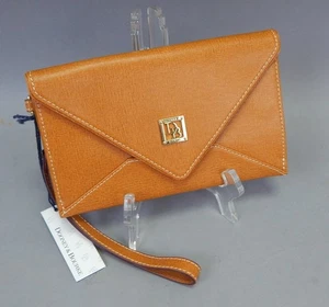 Neu mit Etikett Dooney & Bourke Leder Geldbörse Brieftasche braun Armband Clutch - Bild 1 von 4