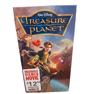 Vintage 2003 Disney Treasure Planet VHS Walt Disney Pictures Animated Movie - Image 1 of 4