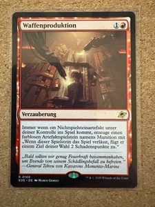 MTG-R0168-Waffenproduktion-Edge of Eternities (EOE)-GER-Verzauberung - Bild 1 von 2