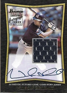 2002 Bowman Futures Game Autograph Relics #WB Wilson Betemit Jersey/Auto BB - Picture 1 of 2