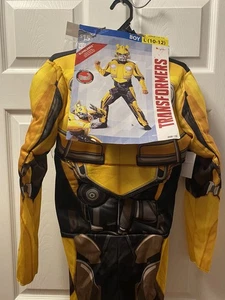New TRANSFORMERS BUMBLEBEE DELUXE CHILD COSTUME With MASK L/G (10-12) - Picture 1 of 4