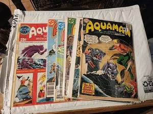 Aquaman Silver/Bronze Age Lot Of 6 DC Comics #20 53 57 58 61 & DC Super Giant 26 - Picture 1 of 4