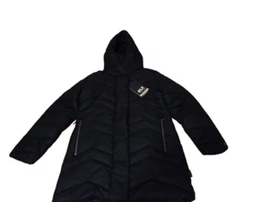 K-01704 Jack Wolfskin Damen Kyoto Coat W Jacke, Gr.L schwarz, Haare NEU - Bild 1 von 3