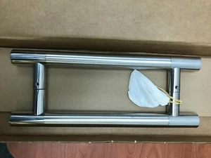 ROCKWOOD RM3210 STRAIGHT DOOR PULL! 15" LONG POLISHED STAINLESS NEOTEK Component - Picture 1 of 5