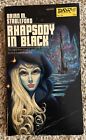 Brian M Stableford / RHAPSODY IN BLACK 1st Edition Sci-Fi, Mystery, Horror 1973