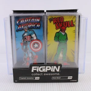 #21 JQ FiGPiN ECCC '20 Exclusive LE1500 Marvel Captain America 338 Red Skull 339 - Picture 1 of 4