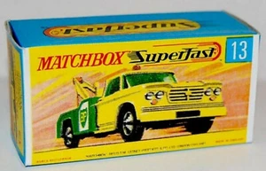 Matchbox Superfast No 13 DODGE WRECK TRUCK Empty Repro G Style Box - Picture 1 of 1