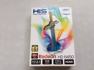 HIS RADEON HD6450 Silence 1GB Graphics Card - Picture 1 of 6