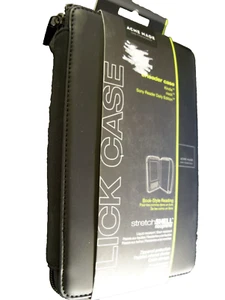 Custodia slick e-reader per Kindle Nook, Sony, con cerniera Acme Made, nera - Foto 1 di 7