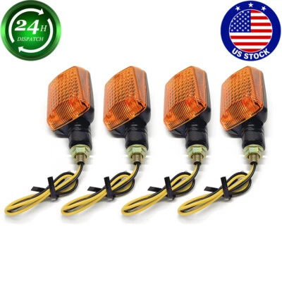 4X Motorcycle Turn Signals For Honda Nighthawk 250 650 750 Shadow VT750 VT1100 - Image 1 of 4