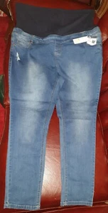 Maternity Jeans. 'Over The Belly Comfort' Anko. Size 20. Soft Waist Band. COMFY! - Picture 1 of 7