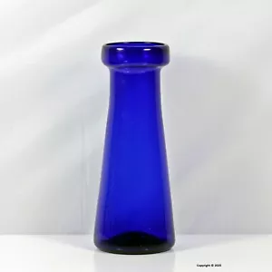 Victorian mouth-blown Bristol blue hyacinth vase - Picture 1 of 3