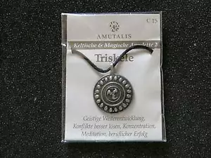 C15 / TRISKELE Magisches Amulett, Keltische Amulette aus Zinn , Keltik Anhänger - Bild 1 von 1