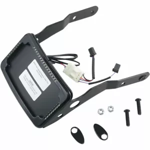 Cycle Visions Sportster Black Curved License Plate & Signal 2009-19 Harley XL - Picture 1 of 3