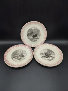 Lot de 5 assiettes parlantes, Sarreguemines, Thème Corrida - Picture 1 of 24