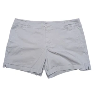 New York & Company Damen Chino Shorts Größe 10 grau Freizeit Sommer - gebraucht - Bild 1 von 8